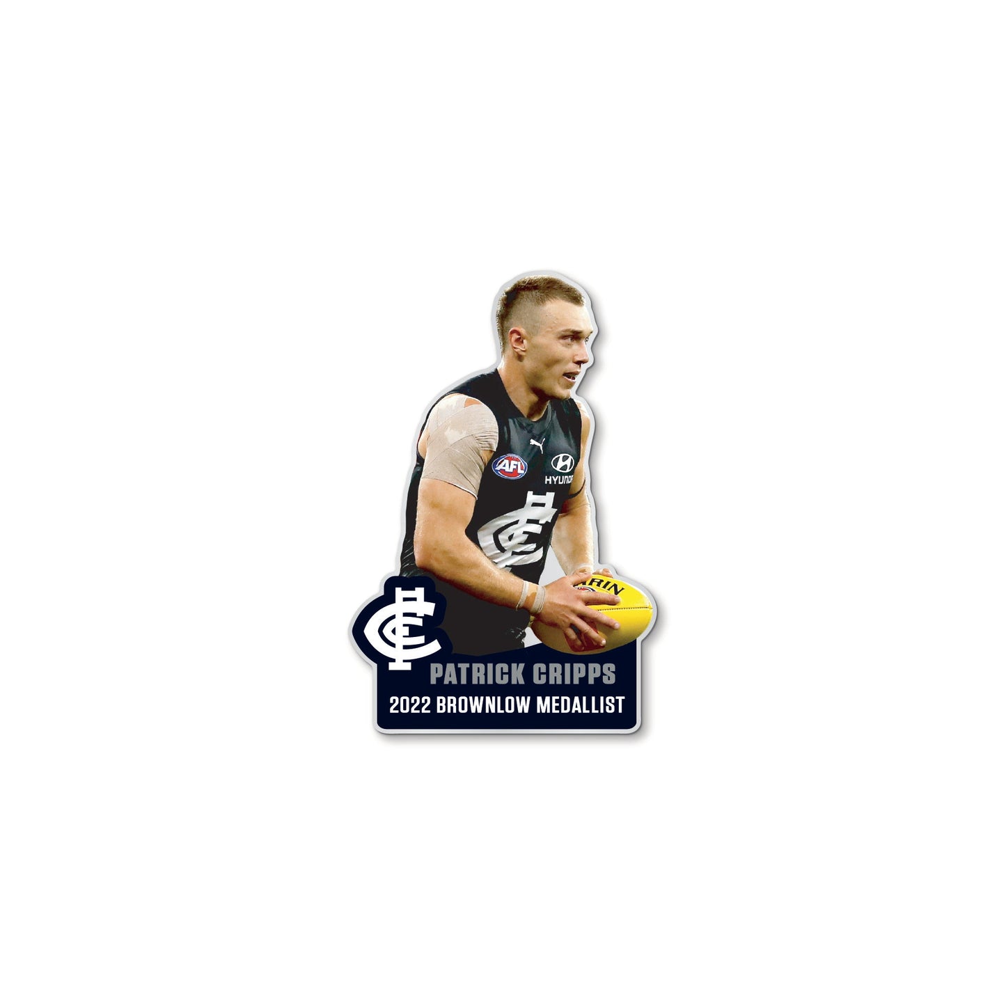 Patrick Cripps 2022 Brownlow Pin