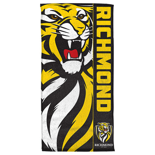 Richmond Tigers Beach Towel