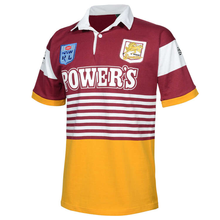 SALE SALE SALE                         Brisbane Broncos 1992 Retro Jersey Maroon