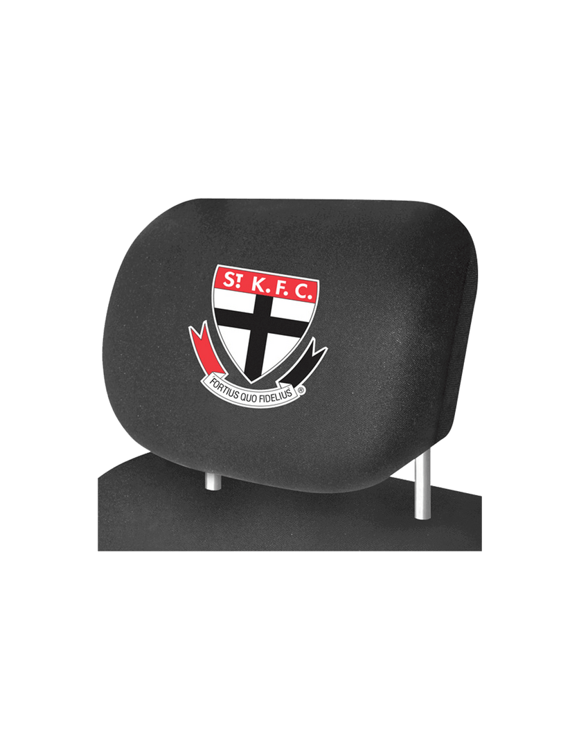 St Kilda Saints AFL Car Head Rest Cover Set Of Two Covers