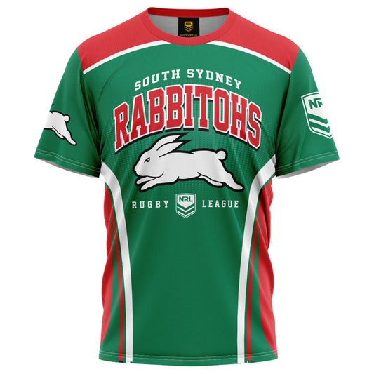South Sydney Rabbitohs NRL Kids Sideline Tee