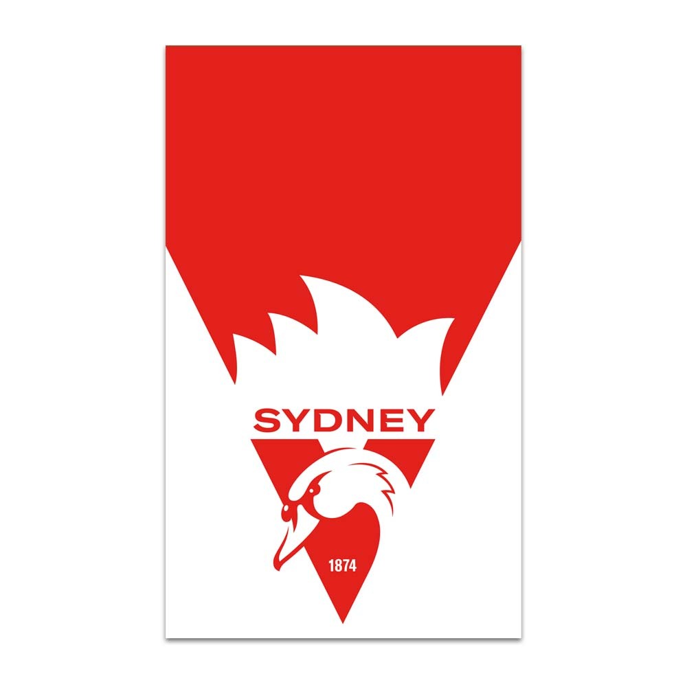 Sydney Swans Supporter Flag