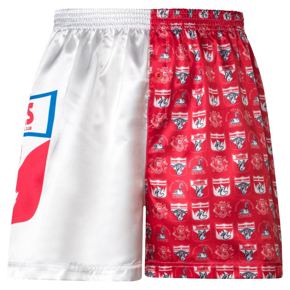 Sydney Swans Men's Satin Boxer Shorts