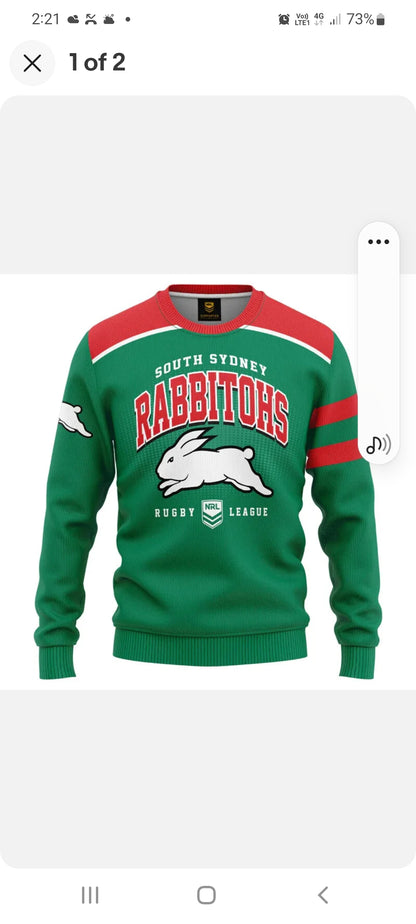 South Sydney Rabbitohs NRL Kids Hilltop Pullover