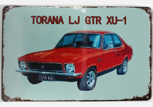 Holden Torana LJ GTR XU-1 Tin Sign