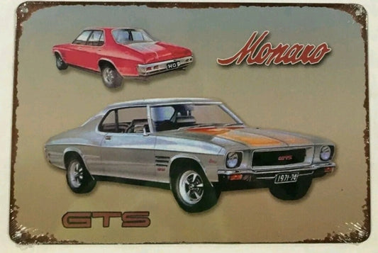 Holden HQ Monaro Tin Sign