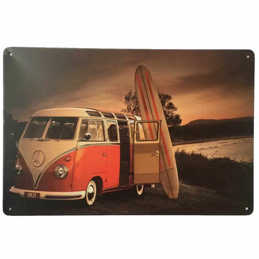 VW Combl split Metal Sign