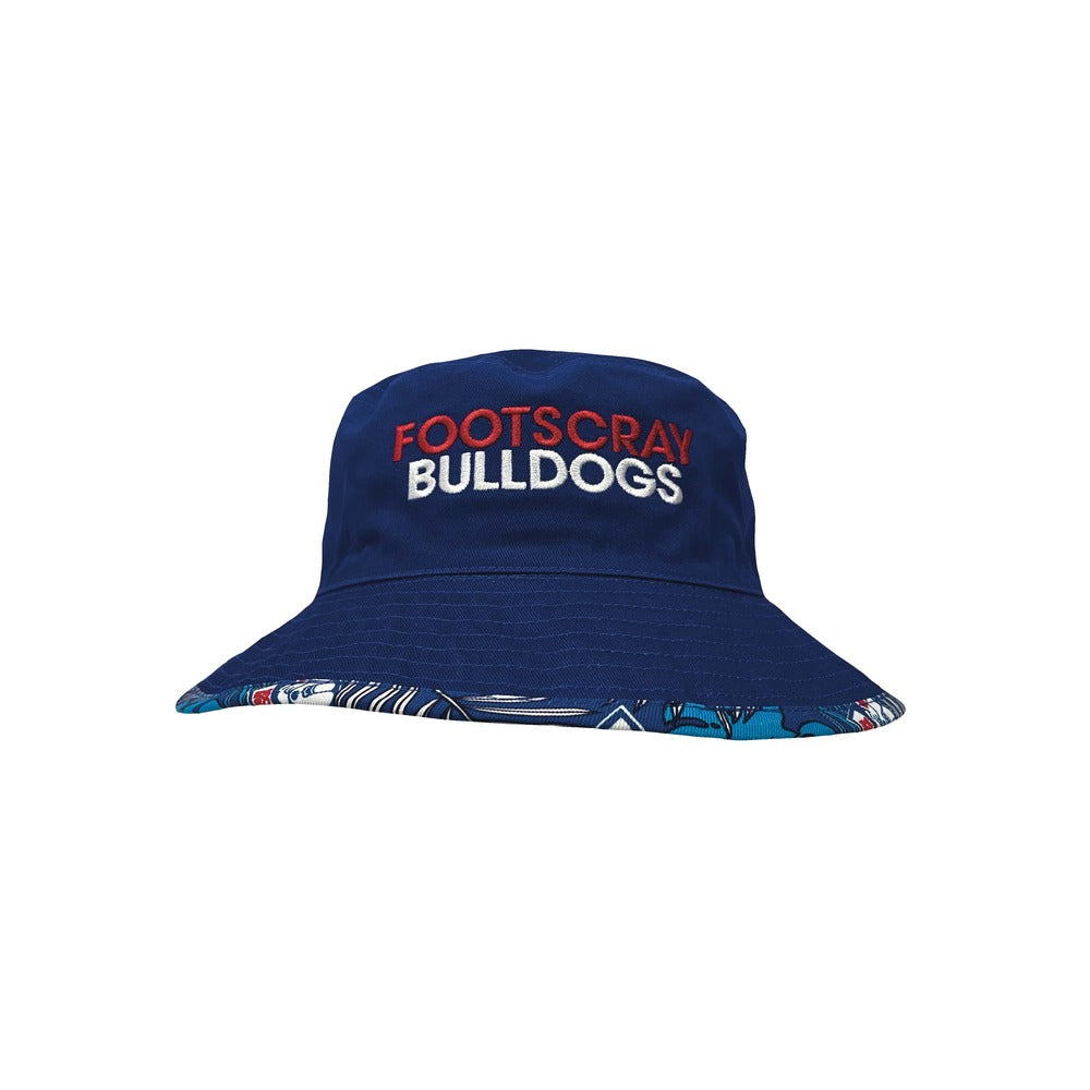 Western Bulldogs Tropical Reversible Bucket Hat