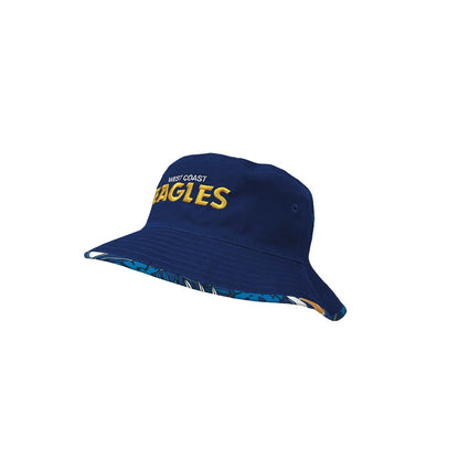 West Coast Eagles Tropical Reversible Bucket Hat