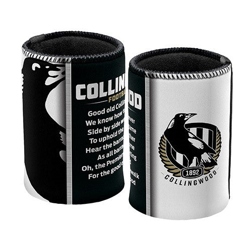 AFL Collingwood Team Song Can Cooler