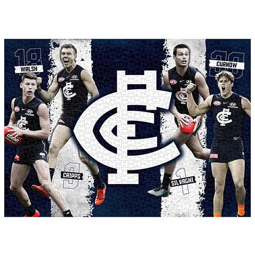 Carlton Blues 4 Player Logo Jigsaw Puzzle