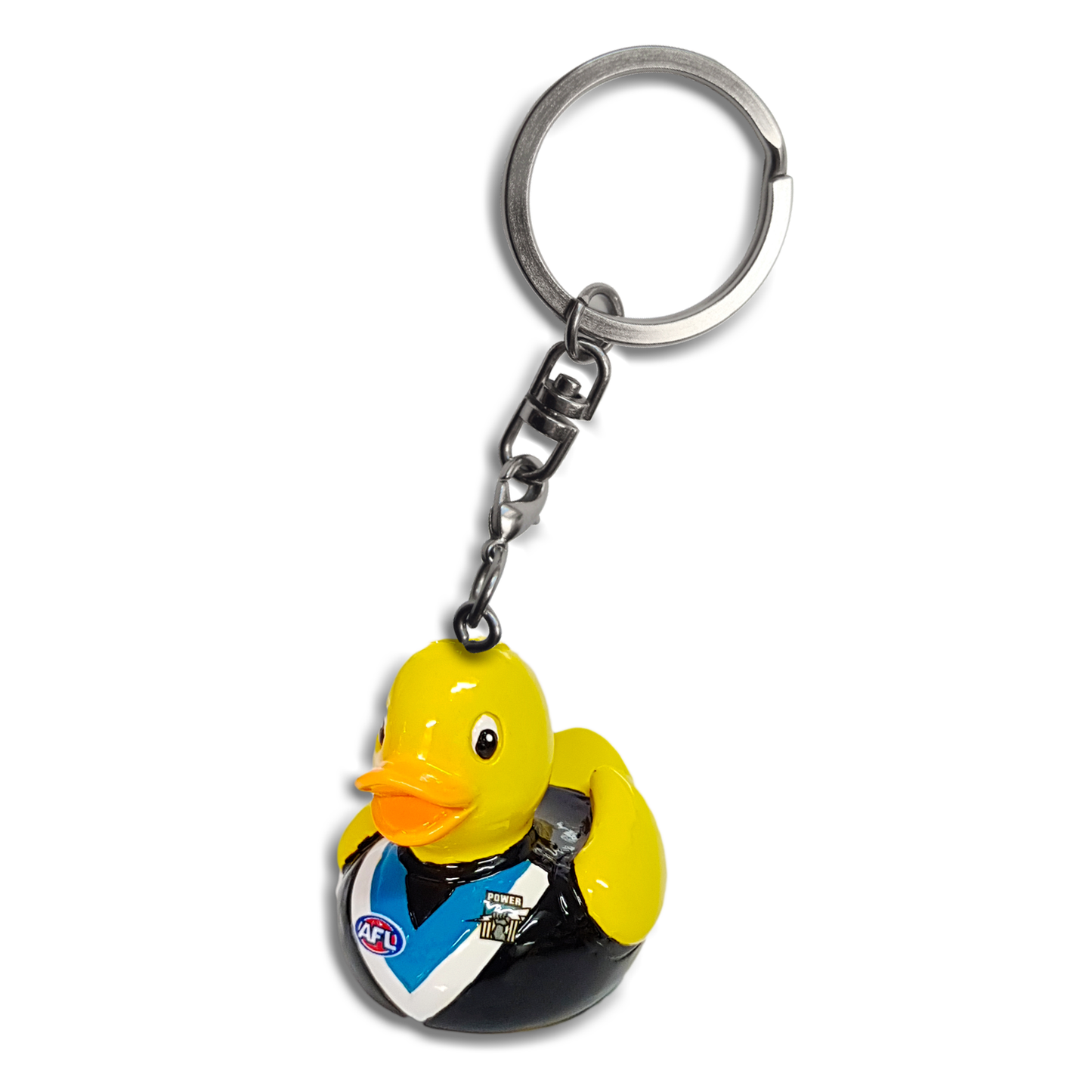 Port Adelaide Official AFL Duck Novelty Keyring