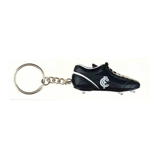 Carlton Blues AFL Team Logo Replica Boot Keyring