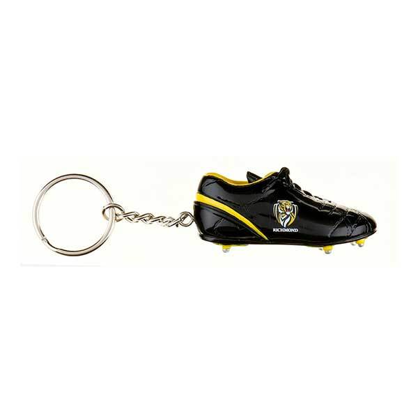 Richmond Tigers AFL Team Logo Replica Boot Keyring