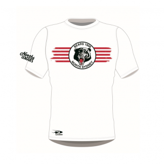 North Sydney Bears ARL NRL Classic White Retro T Shirt 