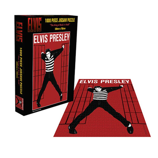 Elvis Presley Red 1000 Piece Jigsaw Puzzle