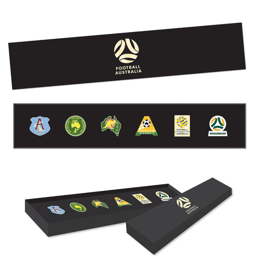 Socceroos FFA Evolution Series Collection Metal Logo Pin Set Badge