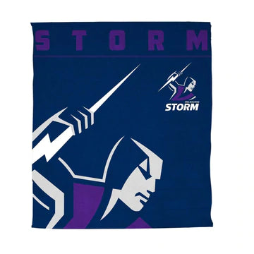 Melbourne Storm NRL Polar Fleece Rug Blanket