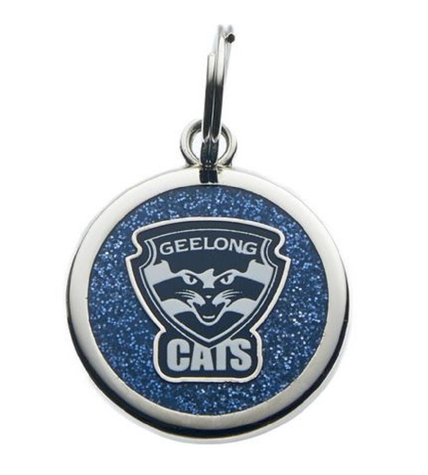 Geelong Cats Engravable Pet Tag