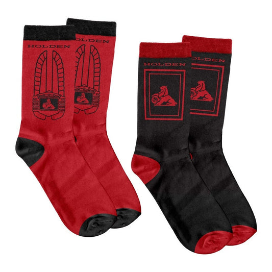 Holden Heritage Twin Pack of Mens Socks