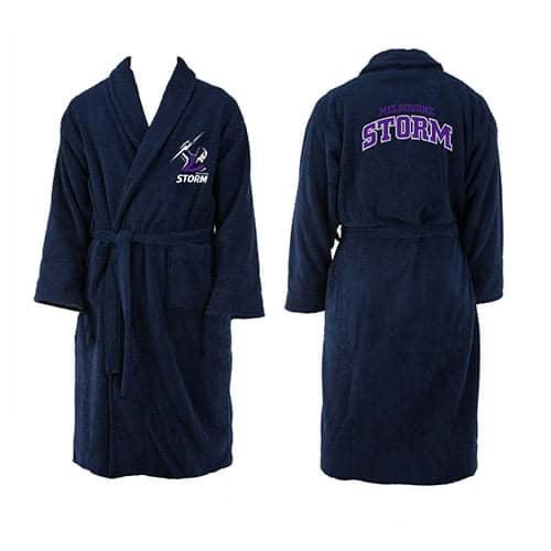 SALE SALE SALE   Melbourne Storm Adult Dressing Gown Robe