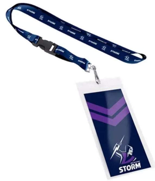 Melbourne Storm Lanyard W Pocket