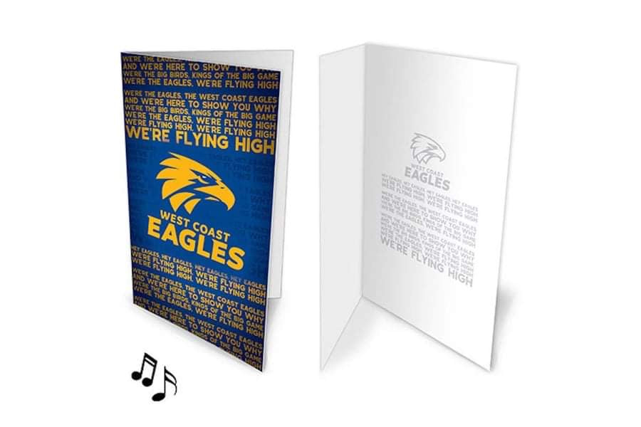 AFL Team Musical Greeting Cards