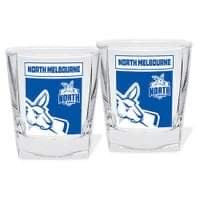 North Melbourne Set Of 2 Spirit Glasses