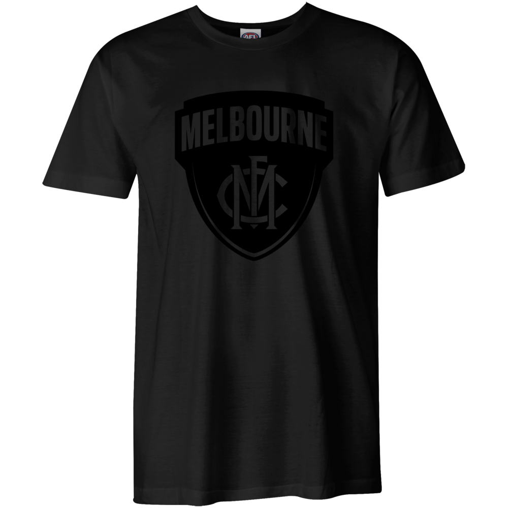 Melbourne Demons Mens Stealth Black Tee