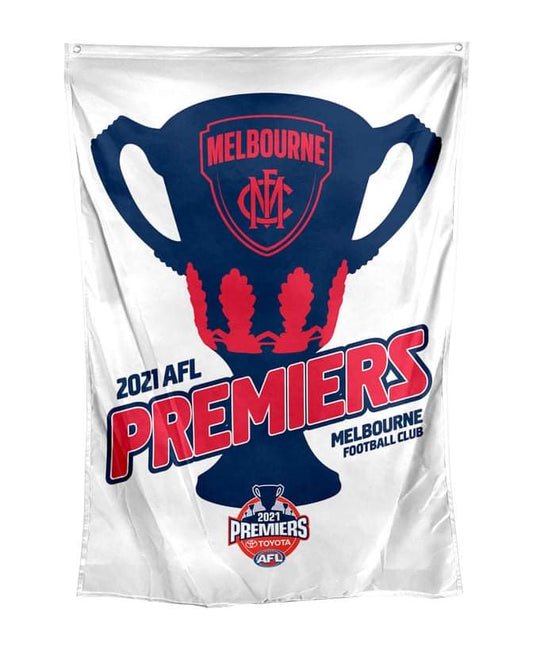 STOCKTAKE SALE             2021 AFL Melbourne Demons Premiership Wall Flag