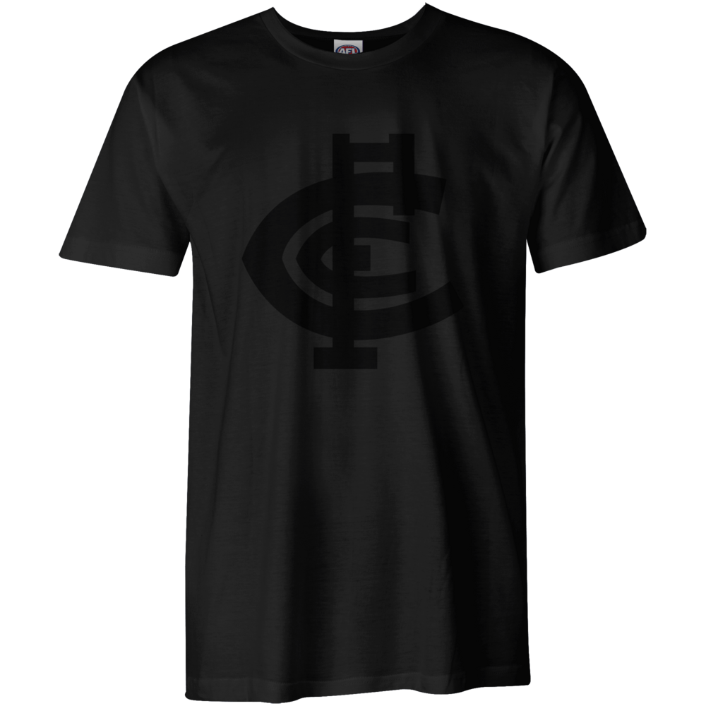 Carlton Blues Mens Stealth Black Tee