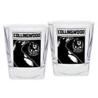 Collingwood Magpies Set Of 2 Spirit Glasses