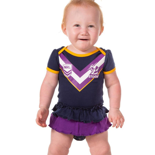 Melbourne Storm Girls Tutu Footysuit