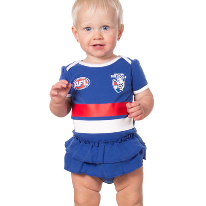 Western Bulldogs Girls Tutu Footysuit