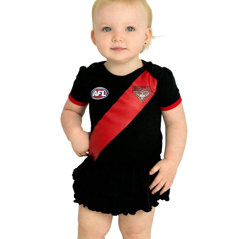 Essendon Girls Tutu Footysuit