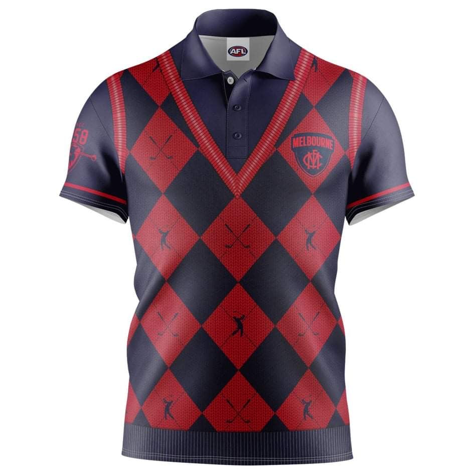 SALE SALE SALE    Melbourne Demons "Fairway" Golf Polo Shirts