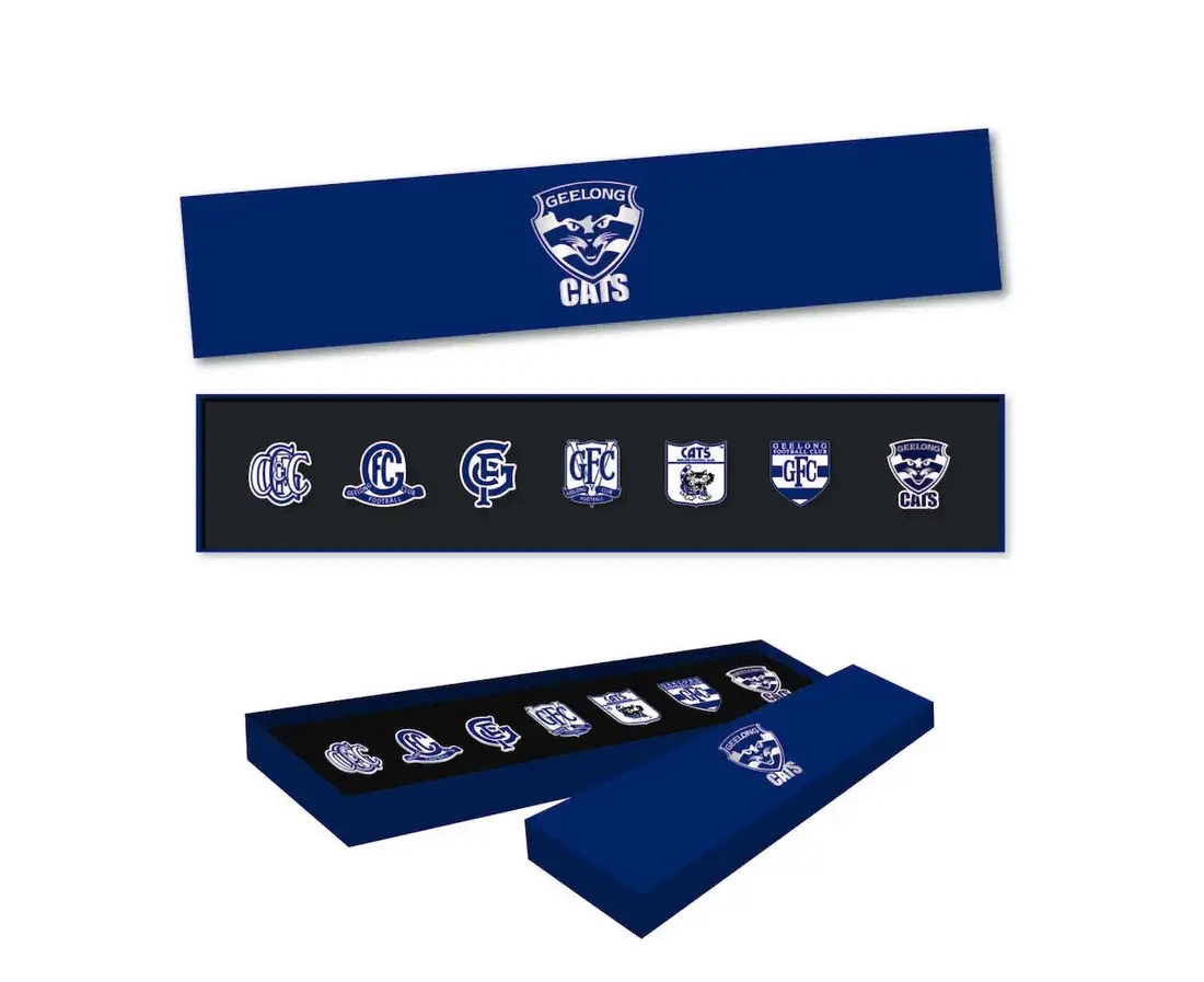 Geelong Cats Logo Pin Set