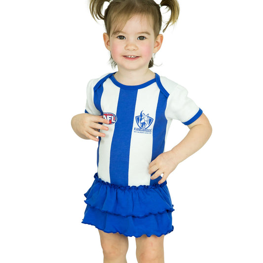 North Melbourne Girls Tutu Footysuit