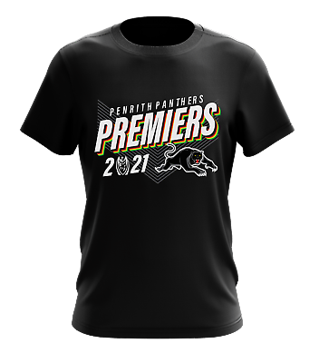 STOCKTAKE SALE            2021 NRL Penrith Panthers Adults Premiership Tee