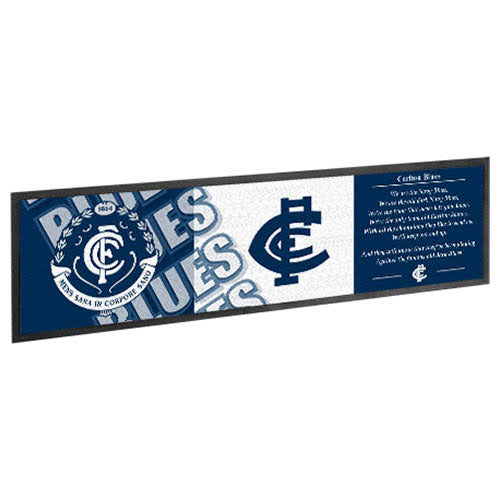 Carlton Blues Team Song Bar Runner