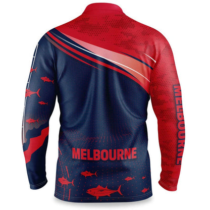 Melbourne Demons Fish Finder Fishing Shirt