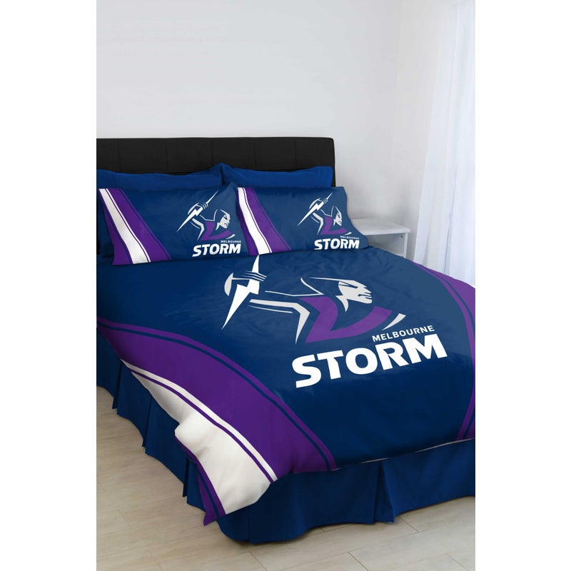 STOCKTAKE SALE     Melbourne Storm Single Quilt Cover Set