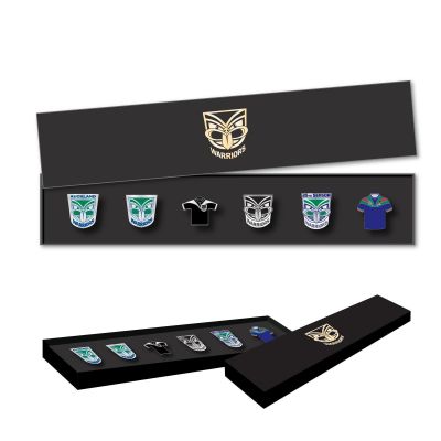 New Zealand Warriors NRL Team Set Of 6 Pins Collection Set