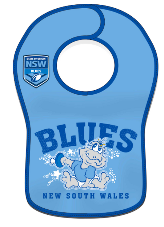 New South Wales Blues Infant Mascot Bibs Twin Pack