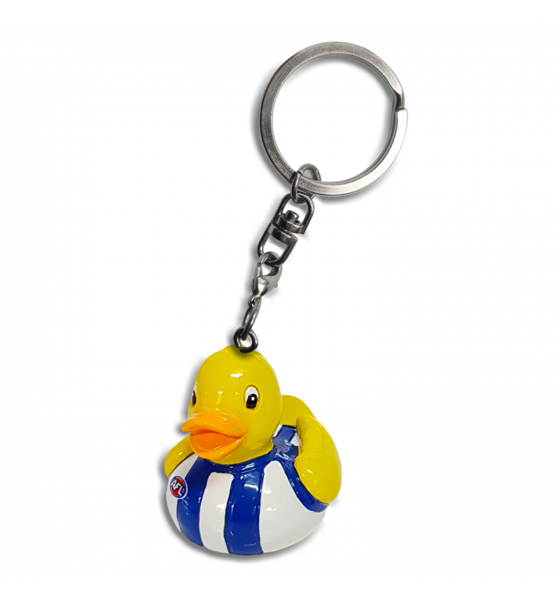 North Melbourne Kangaroos AFL Duck Novelty Keyring