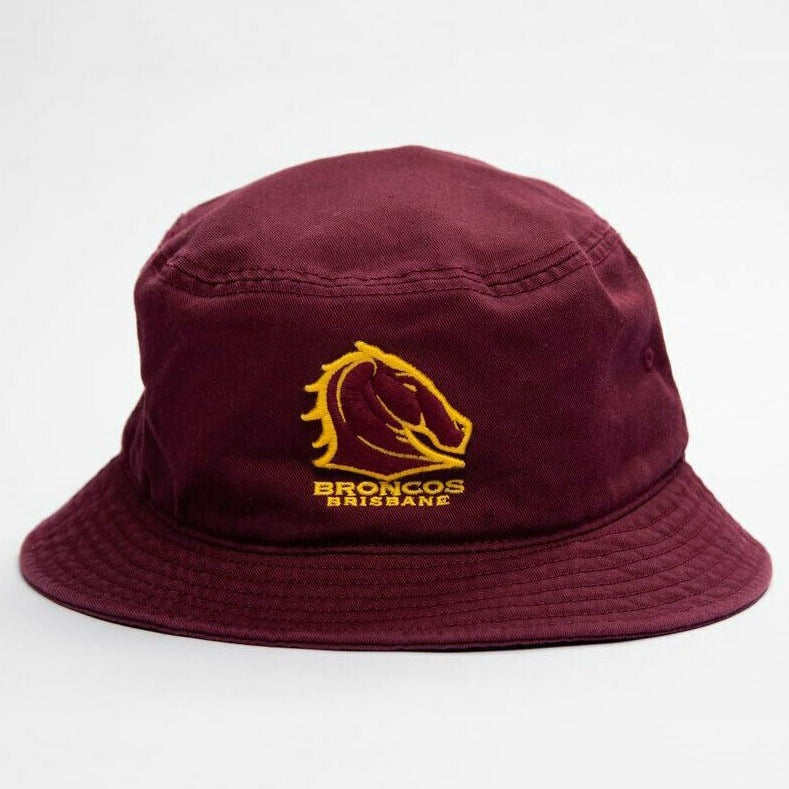 Brisbane Broncos Twill Bucket Hat - Adult