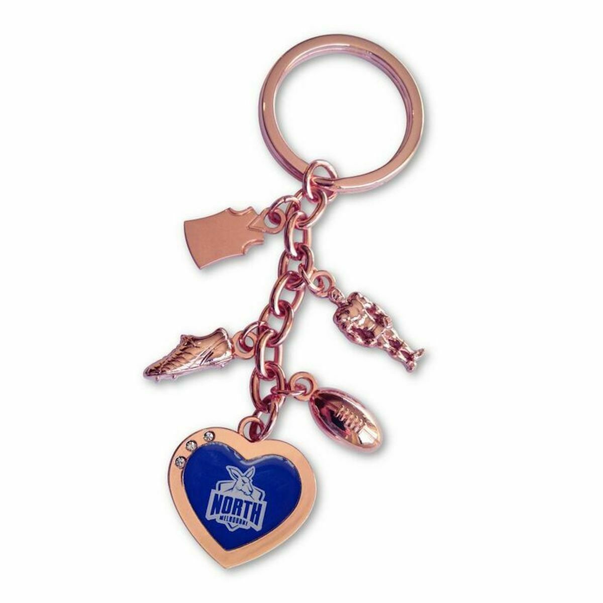 Nth Melbourne Kangaroos Charm Key Ring