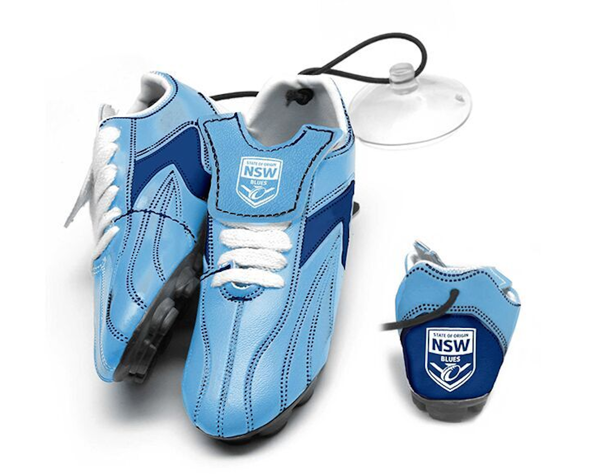 New South Wales State of Origin NRL Hanging Suction Footy Boots