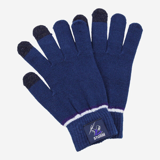 Melbourne Storm NRL Touchscreen Gloves