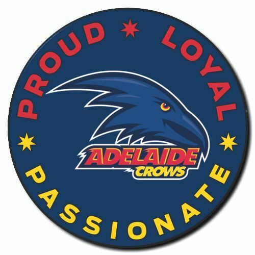 Adelaide Crows Supporter Range - Proud Loyal Passionate Badge